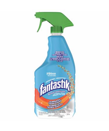 Fantastik All Purpose Cleaner and Disinfectant Spray with Bleach Bathroom and Kitchen Cleaner to Eliminate Tough Stains 650mL 650 ml (Pack of 1)