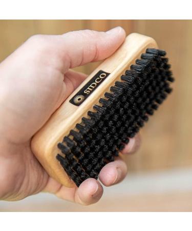 SIDCO Craftsman Wild Boar Bristle Nail Brush - Hand Washing Brush - Dark - 1 Piece - Ideal for Professional Cleaning - Buy Online on GoSupps.com