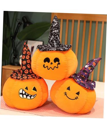 BESTonZON Pumpkin Pillow Pumpkin Throw Fluffy Pumpkin Cute Sofa Pumpkin Shaped Lovely Pumpkin Cute Plush Halloween Stuffed Pumpkin Decorations Elastic Fleece Child Cartoon As Shown 2 24X15X10CM - Buy Online on GoSupps.com