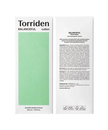 Torriden BALANCEFUL Cica Lotion - Hydrating Facial Moisturizer for Oily Combo & Sensitive Skin | Soothes & Calms with Centella Asiatica Extracts - Buy Online on GoSupps.com
