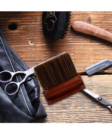 Minkissy Neck Brush Hairdressing Cleaning Brush Soft Bristle Hair Brush Barber Supplies Barber Cleaning Brush Hair Sweep Brush Broken Hair Brush Neck Hair Soft Fur Beech Tool Black - Buy Online on GoSupps.com