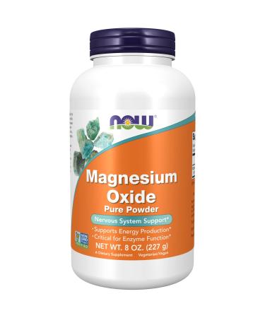 Now Foods Magnesium Oxide Pure Powder 8 oz (227 g)