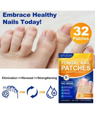 Toenail Fungus Treatment Extra Strength | 32 Nighttime Fungal Nail Patches | Fast Results in 8 Hours - Buy Online on GoSupps.com