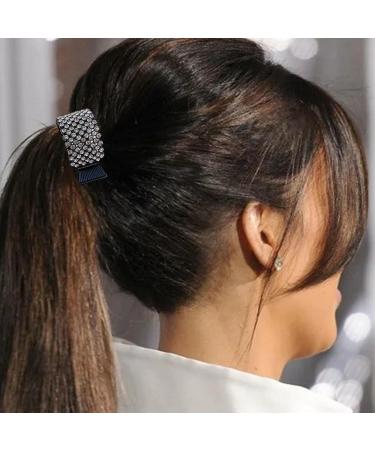 Hair Claw Clips - Metal Hair Pins for Thin Thick Hair - High Ponytail Clips Holds Thicken Hair Firmly Fashion Accessories for Women and Girls Black - Buy Online on GoSupps.com