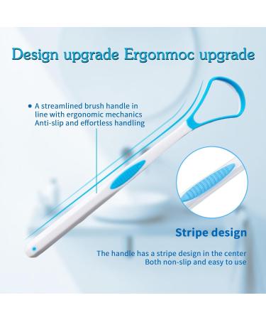 Colorful Tongue Scraper for Adults & Children | Oral Care & Fresh Breath | Tongue Cleaning Brush Set - Buy Online on GoSupps.com