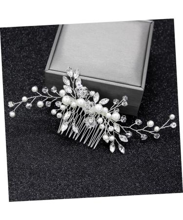 HAPINARY Wedding Hair Comb Tiara Comb for Bridal Crystal Hair Comb Bridal Hair Comb Hair up Wedding Bride Bride Comb - Buy Online on GoSupps.com