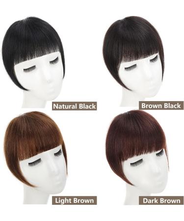 clip in bangs for women Bangs Hair for Women Synthetic French Bang with Temples Clip in Hair Extensions Thick Natural Full Bangs Straight Fringe Hairpieces for Daily Wear Bangs Hair (Color : Dark Br Dark Brown - Buy Online on GoSupps.com