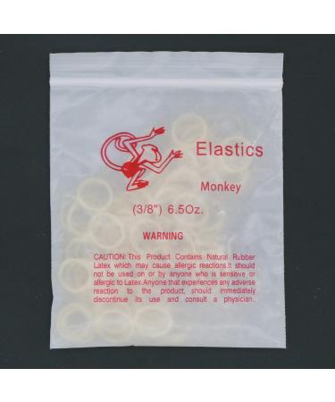 Buy 10 Packs of 1000 Dental Orthodontic Elastics - Latex Rubber Bands (Monkey Design 3/8" 6.5 OZ) - Fast International Shipping - Buy Online on GoSupps.com