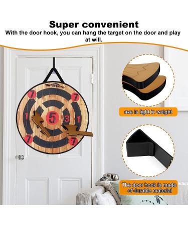 WIn SPORTS Toy Foam Axe Throwing Game - Indoor Outdoor Target Game with Two Foam Axes, 26 Easy Fold Target, Carry Bag - Buy Online on GoSupps.com