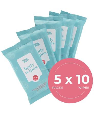Adult Body Wipes XL - 50 Count (Pack of 1) | Vitamin E & Aloe Vera | Alcohol-Free | Rinse-Free Bathing Wipes for Adults - Buy Online on GoSupps.com