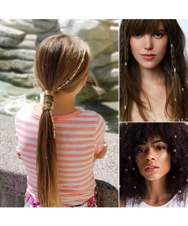 Jinlaili 80-Piece Pearl Cuffs Set | Premium Aluminum Hair Jewelry Rings & Dreadlocks Pendants - Metal Hair Accessories - Buy Online on GoSupps.com