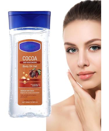 Body gelDeep hydration natural body cream 200 ml Gentle Exfoliation Nongreasy Body Oils for Women Skin Brightens Skin Tone Teksome Cocoa Bean Oil Gel - Buy Online on GoSupps.com