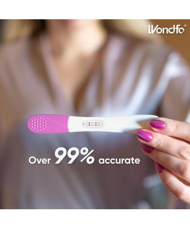 Wondfo Pregnancy Test Sticks 25 Pack - Rapid Detection Midstream Get One Step HCG Urine Test Result at Home - Get your HCG Result in 5 Seconds 25 count (Pack of 1) - Buy Online on GoSupps.com