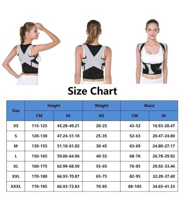 Full Back Posture Corrector Corset - Adjustable Lumbar Support for Men Women & Kids (3XL) - Improve Spine & Clavicle Alignment - Buy Online on GoSupps.com