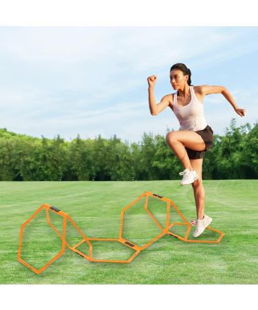 Outroad Speed Agility Training Ladder Set - 6/12/30 Rings for Footwork & Hurdles - Fitness Equipment for Home Gym - Buy Online on GoSupps.com