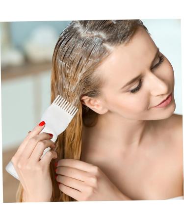 Hair Oil Applicator Bottle 160ml with Hair Dye Kit Root Comb Applicator Bottle with Clear Scale Portable Hair Bleach Kit for Home Barber Shop Hair Dye Tools Oil Comb Applicator Bottle - Buy Online on GoSupps.com