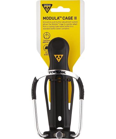 Topeak Silver Water Bottle Cage - Lightweight and Durable | [Company Name] - Buy Online on GoSupps.com