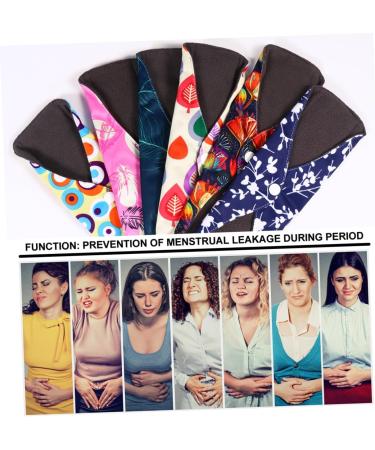 Frcolor 6-Pack Women's Menstrual Storage Bags - Charcoal Waterproof & Washable Carbon Fiber Pads - Buy Online on GoSupps.com