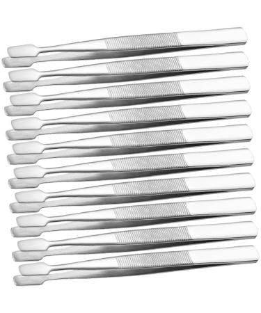 SEASFOUFU insert 10st duck beak clip aid clip tinker tweezers stainless steel photo tweezers eyelashes tweezers plumbing tools philatelie tweezers hobby tweezers false eyelashes coin coin