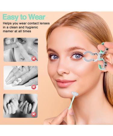 Buy Refesta Green Contact Lenses - Portable Eye Supporter with Tweezers for Outdoor Use | International Shipping Available - Buy Online on GoSupps.com