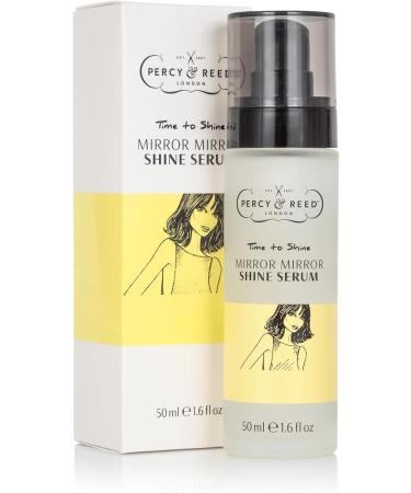 Percy & Reed Time to Shine Mirror Mirror Shine Serum Anti-Frizz UV  and Colour Protection Vegan Friendly - 50ml