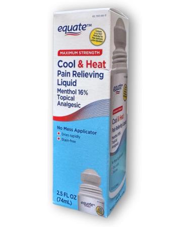 Maximum Strength Cool & Heat Roll On- Menthol Comfort Formula 2.5 fl oz (Pack of 1) Boxed by Fusion Shop Store - Buy Online on GoSupps.com