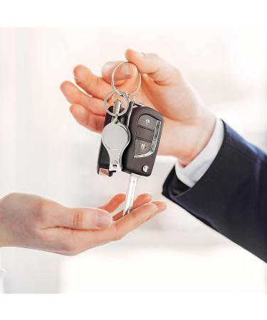 WSERE 3 Pack 3-in-1 Nail Clippers Bottle Opener Keychain - Stainless Steel Nail Trimmer Cutter for Toenail and Fingernail - Buy Online on GoSupps.com