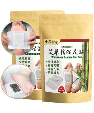 Wormwood Foot Pads 40PCS Deep Cleaning pad Feel Better Wormwood Bamboo Vinegar Wood Vinegar