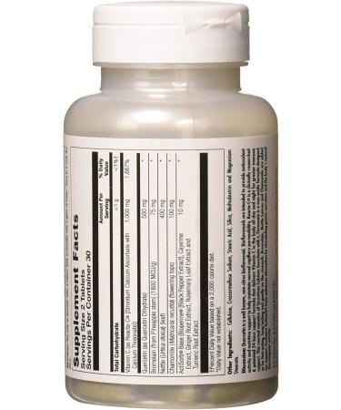 Kal Quercetin Reacta-c Bromelain Tablets - 60 Count | Powerful Immune Support - Buy Online on GoSupps.com