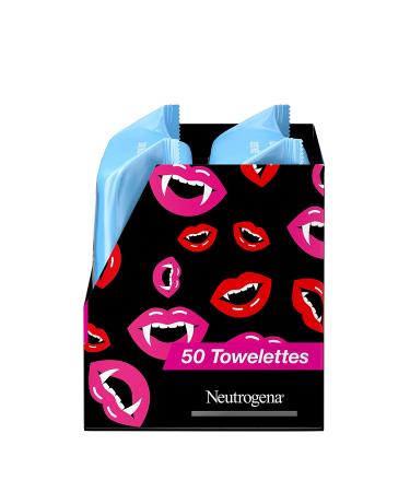 Neutrogena Makeup Remover Cleansing Wipes - Alcohol-Free Facial Towelettes, 2 Pack (25 Count Each) - Waterproof Makeup Removal - Buy Online on GoSupps.com
