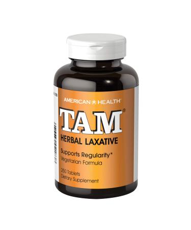 American Health TAM Herbal Laxative 250 Tablets - Buy Online on GoSupps.com