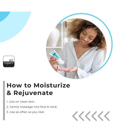 Skin Repair Cream with Hyaluronic Acid, Green Tea & Vitamin B - Vegan Face Moisturizer for Men & Women - Buy Online on GoSupps.com