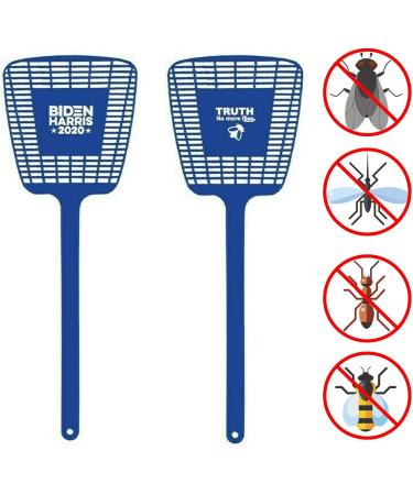 Fly Swatter Biden Harris Pence Fly Swatter Practical Tool for Home Pest Control Multi-Colors Plastic Handle with Long Handle House Wife Helper - Buy Online on GoSupps.com