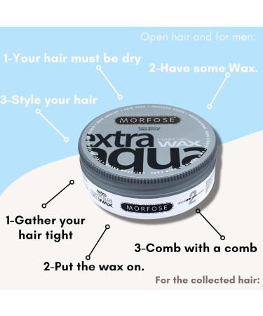 Morfose Hair Gel Wax 175 ml (2-Pack) - Extra Aqua | Best International Shipping - Buy Online on GoSupps.com
