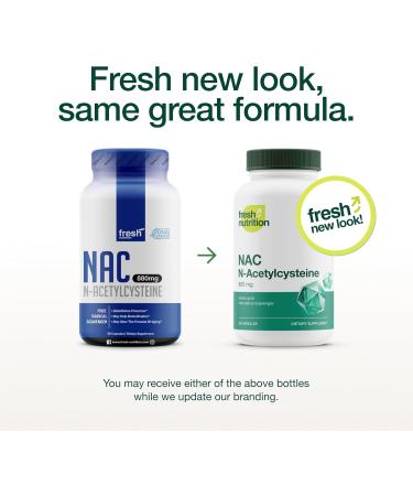 NAC Supplement 600mg - DNA Verified Anti Aging & Detox - 90 Vegan Capsules - Pure N Acetyl Cysteine Powder - Buy Online on GoSupps.com
