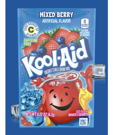 Kool-aid Unsweetened Drink Mix (12 Pack) Mixed Berry Mixed berry 0.22 Ounce (Pack of 12)
