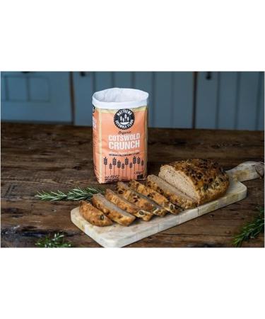 Matthews Cotswold Organic Cotswold Crunch Flour | Specialty Blend of Strong Flour Malted Wheat Flakes and Malt Flour | Artisanal | Milled in Britain | 5 x 1.5kg Bags - Buy Online on GoSupps.com