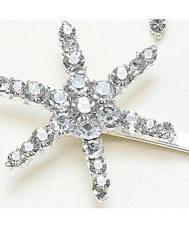 Limtula Lovely Hair Clip for Girls -slip Hair Barrettes for Teenagers Star Shape Hot Girls One Word Hair Pin Silver - Buy Online on GoSupps.com