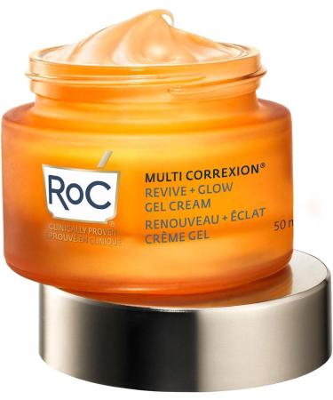 RoC Multi Correxion Revive + Glow 10% Vitamin C Blend Face Moisturizer Anti-Aging Gel Cream for Instant Glow Hypo-Allegenic & Oil-Free Skin Care 50ML - Buy Online on GoSupps.com