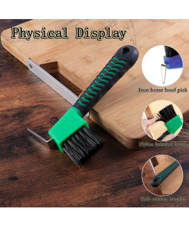 DHinkyoung Horse Hoof Pick Brush with Handle Sturdy Hoofpick Brush Horseshoe Brush Horses Hoof Groove Cleaner Horseshoe Repair Tool for Horses Donkey Goat Tires and Hiking Boots(Random Colour) - Buy Online on GoSupps.com