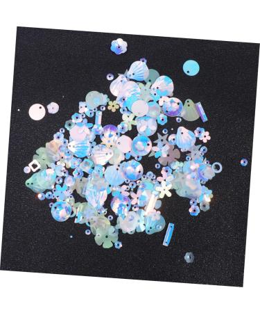 NUOBESTY 4 Packs Sequin Flowers Sequin Shapes Diy Pearls Spacer Beads Sequins Accessories Macaron - Buy Online on GoSupps.com