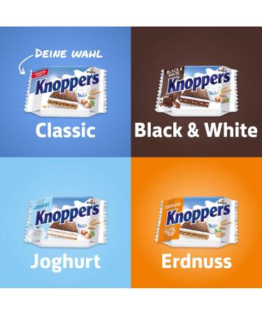 Buy Knoppers Minis - 12 x 200g | Delicious Wafer Slices with Milk & Nougat Cream Filling | International Shipping Available - Buy Online on GoSupps.com