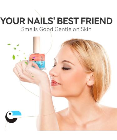 Gelike EC Cuticle Oil For Nails - Natural Pomegranate Smell Essential Oil Blend of JOJOBA Oil and Vit E Smooth and Nourishing Nails 16ml 01 - Pomegranate - Buy Online on GoSupps.com