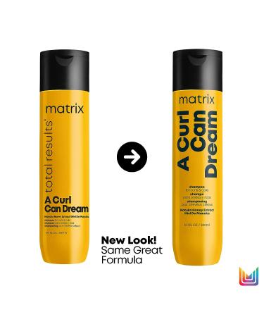 Matrix A Curl Can Dream Deep Cleansing Shampoo | Clarifying Shampoo for Curly Hair | Silicone & Paraben Free | Manuka Honey Extract | 10.1 Fl Oz - Buy Online on GoSupps.com