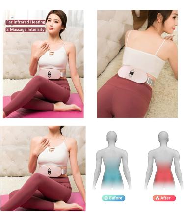 Heated Uterus Belt for Menstruation Relief Electric Heating & Massage Device for Stomach & Waist Comfort - Buy Online on GoSupps.com