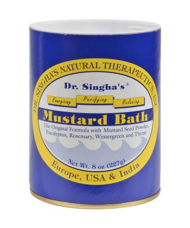 Dr. Singhas Mustard Bath - Helpful with Stress - Muscle and Joint Soreness - 8 oz