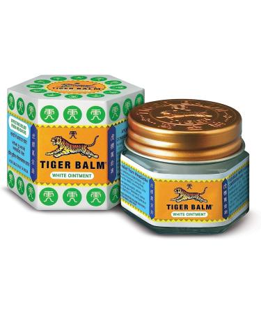 (Pack of 3) 100% GENUINE WHITE TIGER BALM MUSCLE PAIN RELIEF HEADACHES JOINT PAIN TIGER BALM OINTMENT - 19g - Buy Online on GoSupps.com
