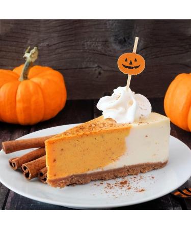 200 Pieces Halloween Pumpkin Cocktail Sticks Wooden Toothpick Pumpkin Ghost Fruit Picks Orange Cake Topper Mini Snack Picks 4.7 Inch Food Picks Appetizer Picks for Party Mini Cake Decorations - Buy Online on GoSupps.com