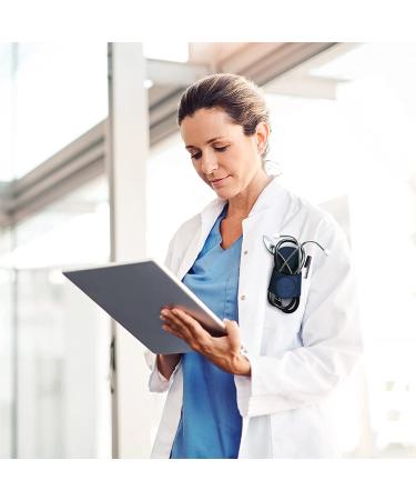 Stethoscope Holder Hip Clip with Magnetic Closure - Secure & Hygienic Design for All Brands - Includes Replacement Ear Tips (Blue) - Buy Online on GoSupps.com