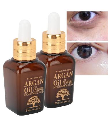 Anti-Wrinkle Eye Serum with Argan Oil - Refreshing Anti-Aging Eye Care Dark Circle Removal | 25ml * 2 - International Shipping - Buy Online on GoSupps.com